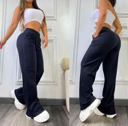 Pantalón de Mujer en Tela Rib: Estilo, Comodidad y Versatilidad